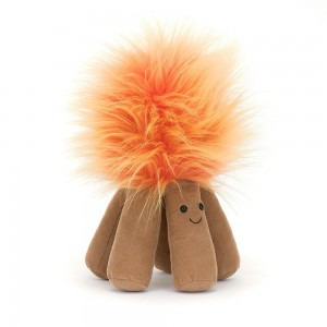 Objetos Jellycat Amuseables Campfire 21cm x 15cm x 15cm Naranjas Costa Rica | 03759-ZHFX