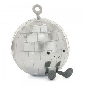 Objetos Jellycat Amuseables Disco Ball 30cm x 24cm x 23cm Gris Costa Rica | 40193-BSCU