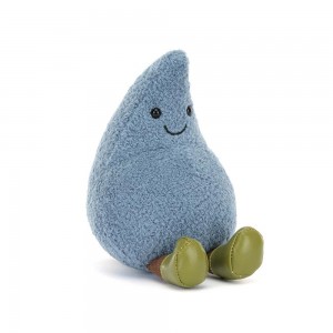 Objetos Jellycat Amuseables Happy Raindrop 13cm x 9cm x 9cm Azules Costa Rica | 58740-OUXT