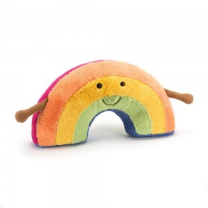 Objetos Jellycat Amuseables Rainbow 17cm x 32cm x 9cm Amarillo Costa Rica | 79014-OJBF