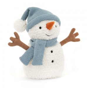 Objetos Jellycat Amuseables Sammie Snowman 22cm x 13cm x 11cm Blancas Costa Rica | 02834-ORZM