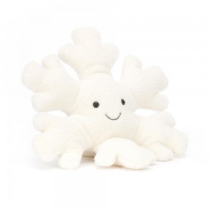 Objetos Jellycat Amuseables Snowflake 18cm x 18cm x 7cm Blancas Costa Rica | 10896-YGOE