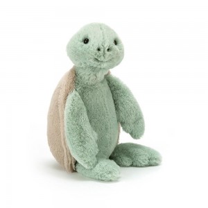 Océano Jellycat Bashful Turtle 31cm x 12cm x 9cm Verde Costa Rica | 91425-NQSU