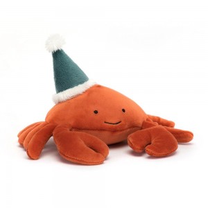 Océano Jellycat Celebration Crustacean Crab 10cm x 16cm x 12cm Naranjas Costa Rica | 46297-TBNM