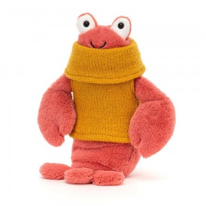 Océano Jellycat Cozy Crew Lobster 16cm x 6cm x 7cm Rojas Costa Rica | 32910-MIGS