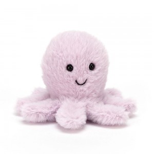Océano Jellycat Fluffy Octopus 8cm x 11cm x 10cm Moradas Costa Rica | 24963-DCSG