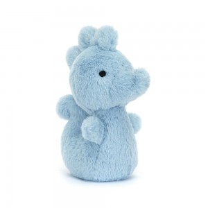 Océano Jellycat Fluffy Seahorse 12cm x 4cm x 6cm Azules Costa Rica | 53249-BLYW