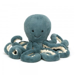Océano Jellycat Storm Octopus 27cm x 10cm x 10cm Azules Costa Rica | 28674-JHTY