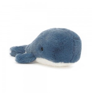 Océano Jellycat Wavelly Whale 8cm x 6cm x 13cm Azules Costa Rica | 53064-FJKT