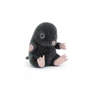 Peluche De Fauna Del Bosque Jellycat Cuddlebud Morgan Mole 16cm x 10cm x 8cm Negras Costa Rica | 31985-YTZU