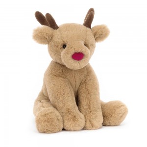 Peluche De Fauna Del Bosque Jellycat Romi Reindeer 22cm x 12cm x 15cm Marrones Costa Rica | 65024-APGO