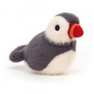 Peluches Para Pájaros Jellycat Birdling Puffin 10cm x 7cm x 9cm Negras Costa Rica | 34705-VLTM