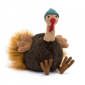 Peluches Para Pájaros Jellycat Theo Turkey 29cm x 14cm x 20cm Marrones Costa Rica | 75193-ONSE