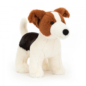 Perros Jellycat Albert Jack Russell 7.1in x 2.4in x 6.3in Blancas Costa Rica | 97623-OABX