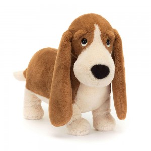 Perros Jellycat Randall Basset Hound 9.1in x 4.7in x 12.6in Marrones Costa Rica | 69074-DRQG