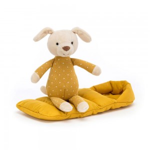 Perros Jellycat Snuggler Puppy 9.1in x 4.7in x 2.4in Marrones Costa Rica | 30416-MVKT