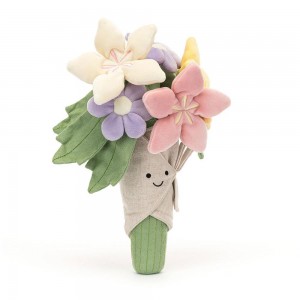 Plants Jellycat Amuseables Bouquet of Flowers 31cm x 23cm x 5cm Rosas Costa Rica | 57194-WGXT