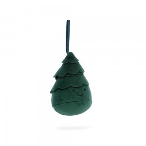 Plants Jellycat Amuseables Festive Folly Christmas Tree 17cm x 7cm x 7cm Verde Costa Rica | 83509-XISR