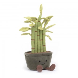 Plants Jellycat Amuseables Potted Bamboo 31cm x 12cm x 7cm Verde Costa Rica | 05368-UETI