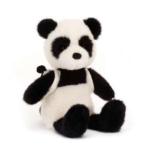 Selva Y Safari Jellycat Backpack Panda 22cm x 9cm x 8cm Negras Costa Rica | 83529-PTIF