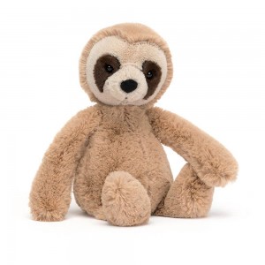 Selva Y Safari Jellycat Bashful Sloth 31cm x 12cm x 9cm Beige Costa Rica | 84295-YNBM