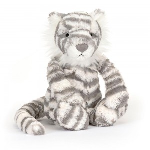 Selva Y Safari Jellycat Bashful Snow Tiger 31cm x 12cm x 9cm Blancas Costa Rica | 35167-ZIQG