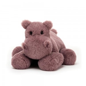 Selva Y Safari Jellycat Huggady Hippo 14cm x 20cm x 23cm Rosas Costa Rica | 70392-LCBP