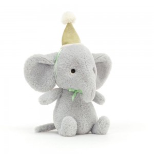 Selva Y Safari Jellycat Jollipop Elephant 22cm x 9cm x 8cm Gris Costa Rica | 59746-NYUL