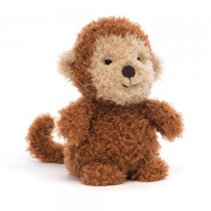 Selva Y Safari Jellycat Little Monkey 18cm x 10cm x 8cm Marrones Costa Rica | 12794-FGPH