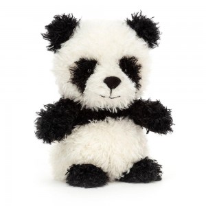 Selva Y Safari Jellycat Little Panda 18cm x 10cm x 8cm Blancas Costa Rica | 05216-JAUP