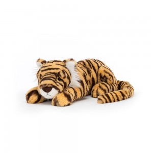 Selva Y Safari Jellycat Taylor Tiger 13cm x 14cm x 36cm Amarillo Costa Rica | 70594-SKAD