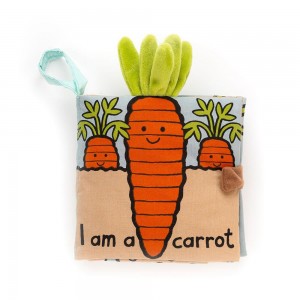 Soft Books Jellycat Carrot Book 15cm x 15cm x 5cm Naranjas Costa Rica | 38956-ODYS