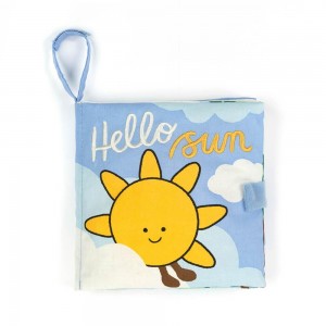 Soft Books Jellycat Hello Sun Fabric Book 18cm x 18cm x 5cm Amarillo Costa Rica | 47536-FHKN