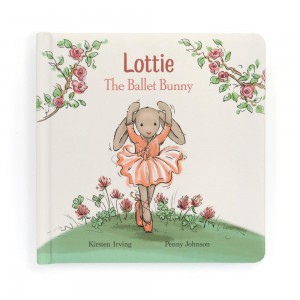 Story Books Jellycat Lottie The Ballet Bunny Book 19cm x 19cm x 2cm Rosas Costa Rica | 84975-KYVH