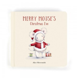 Story Books Jellycat Merry Mouse's Christmas Eve Book 19cm x 19cm x 2cm Blancas Costa Rica | 05148-HUNQ