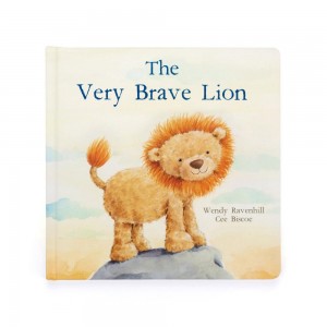 Story Books Jellycat The Very Brave Lion Book 23cm x 23cm x 2cm Amarillo Costa Rica | 75312-VTWJ