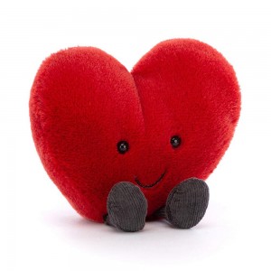 Valentine's Day Jellycat Amuseables Amuseable Heart 17cm x 19cm x 7cm Rojas Costa Rica | 39678-IZUM