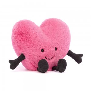 Valentine's Day Jellycat Amuseables Heart 17cm x 19cm x 7cm Rosas Costa Rica | 67902-OSEK