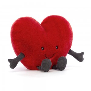 Valentine's Day Jellycat Amuseables Heart 17cm x 19cm x 7cm Rojas Costa Rica | 51942-QDUF