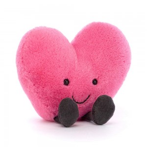 Valentine's Day Jellycat Amuseables Hot Heart 11cm x 12cm x 4cm Rosas Costa Rica | 21568-WHOF