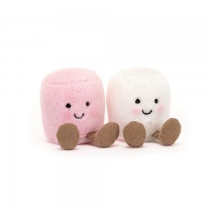 Valentine's Day Jellycat Amuseables and White Marshmallows 9cm x 15cm x 5cm Rosas Costa Rica | 98270-VSZK