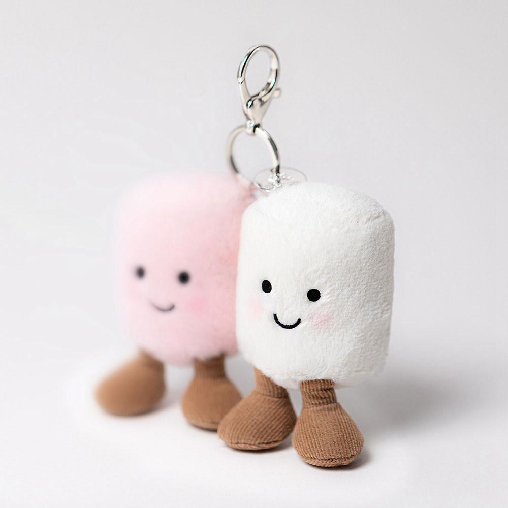 Amuletos Para Bolsos Jellycat Pair of Marshmallows 15cm x 11cm x 5cm Rosas  Costa Rica |  70835-LYDJ