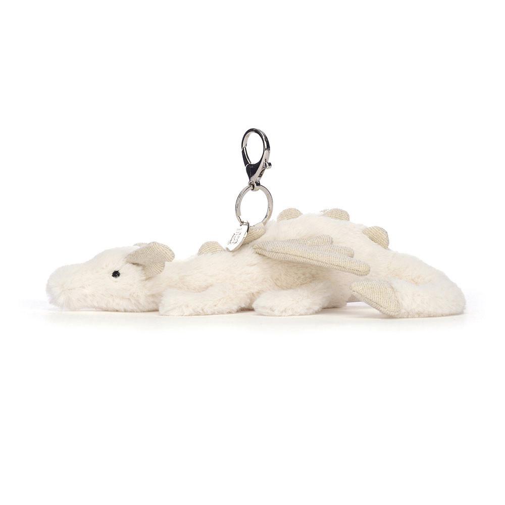 Amuletos Para Bolsos Jellycat Snow Dragon 12cm x 8cm x 22cm Blancas  Costa Rica |  12540-FCHX