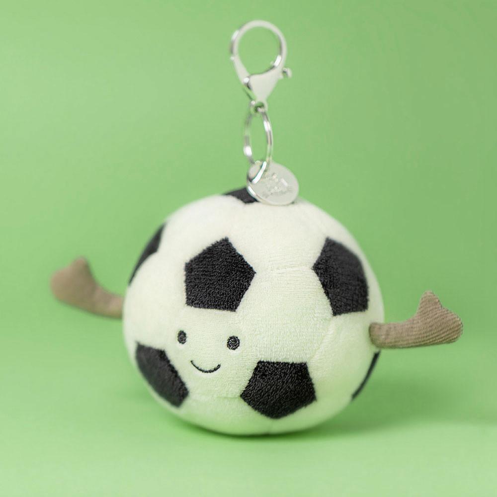 Amuletos Para Bolsos Jellycat Sports Football 16cm x 8cm x 6cm Blancas  Costa Rica |  84067-LUSO