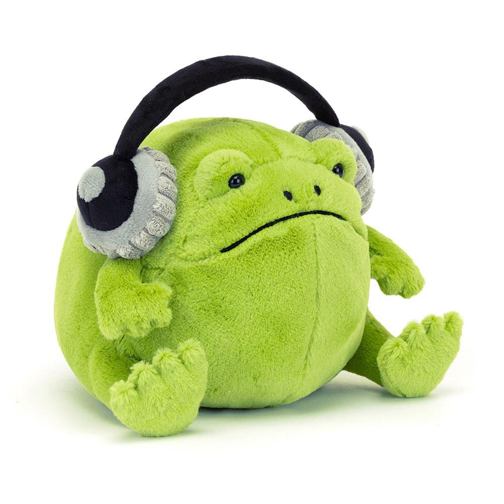 Anfibios Y Reptiles Jellycat Ricky Rain Frog Headphones 15cm x 16cm x 18cm Verde  Costa Rica |  23867-OSCT
