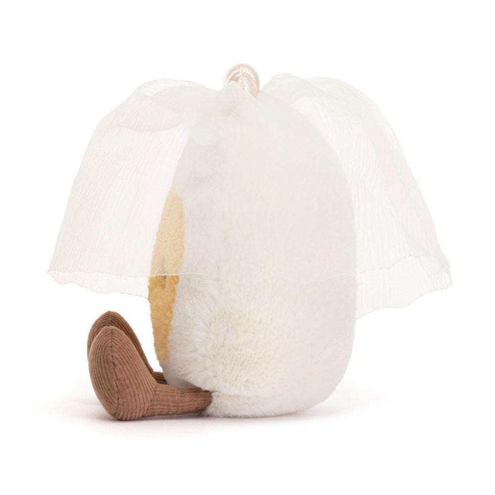 Boda Y Aniversario Jellycat Amuseables Boiled Egg Bride 14cm x 9cm x 4cm Blancas  Costa Rica |  35980-YLCB