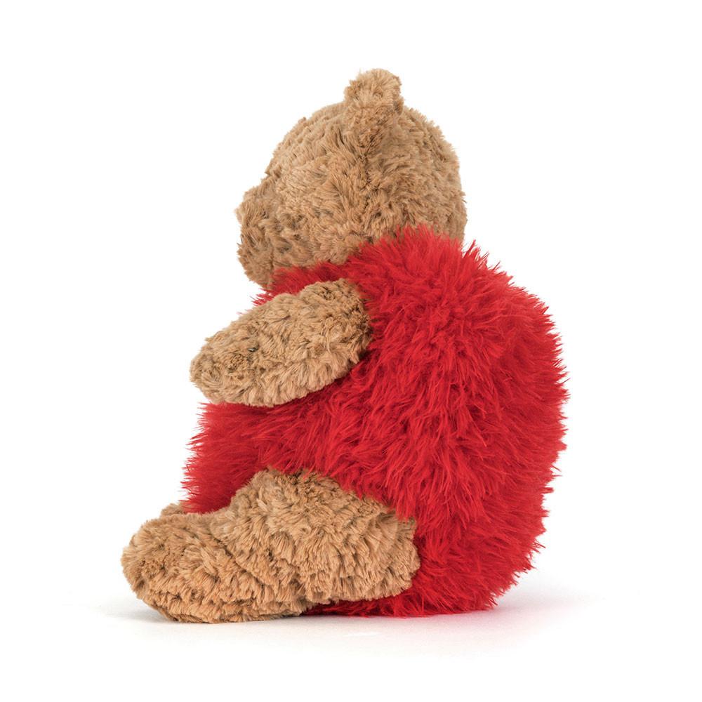 Boda Y Aniversario Jellycat Bartholomew Bear 'Heartthrob' 26cm x 12cm x 8cm Marrones  Costa Rica |  36479-QUMH