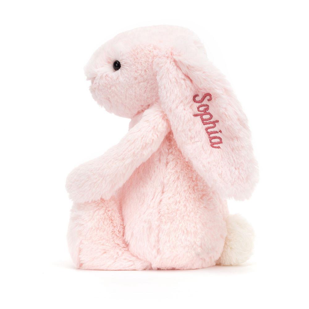 Boda Y Aniversario Jellycat Personalised Bashful Bunny Medium 51cm x 21cm x 12cm Rosas  Costa Rica |  57624-KIJG