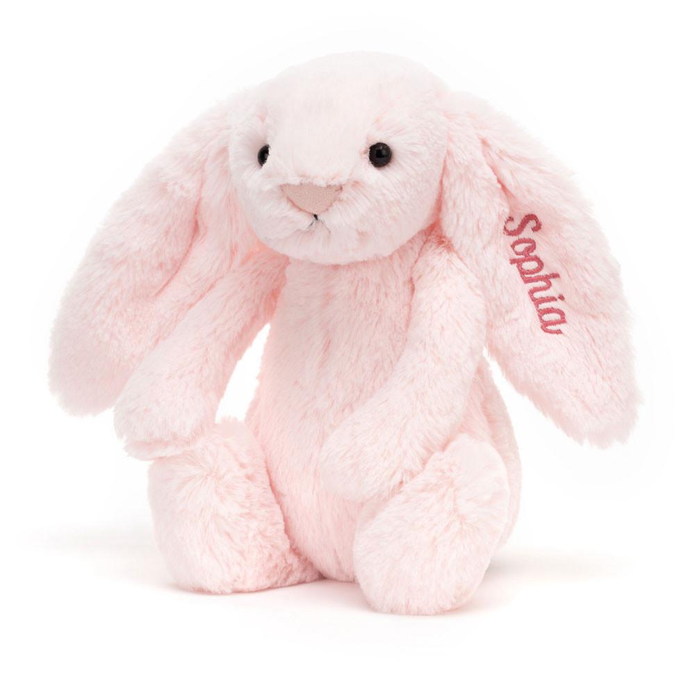 Boda Y Aniversario Jellycat Personalised Bashful Bunny Medium 51cm x 21cm x 12cm Rosas  Costa Rica |  57624-KIJG