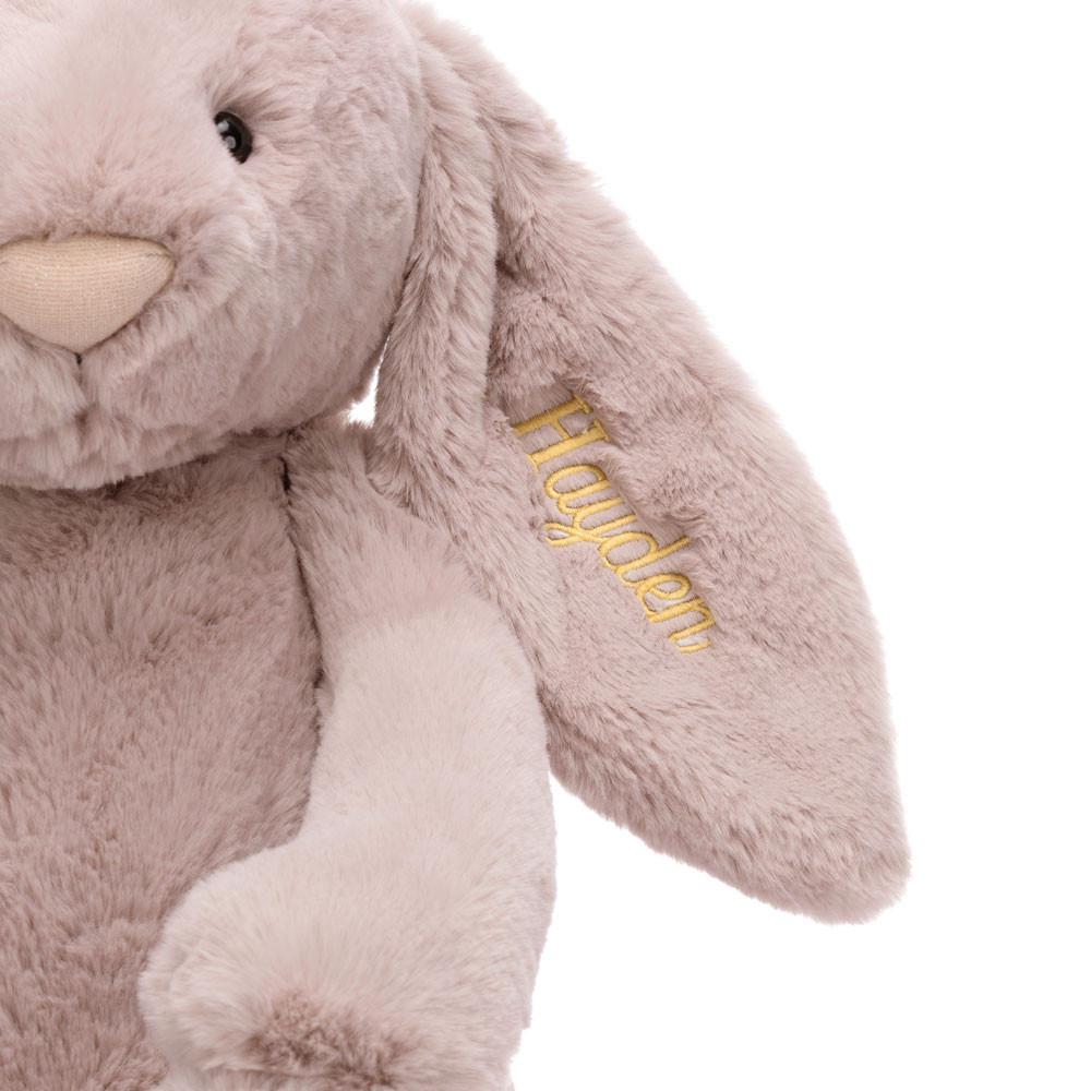 Boda Y Aniversario Jellycat Personalised Bashful Luxe Bunny Rosa Huge 51cm x 21cm x 12cm Rosas  Costa Rica |  03814-KRDO